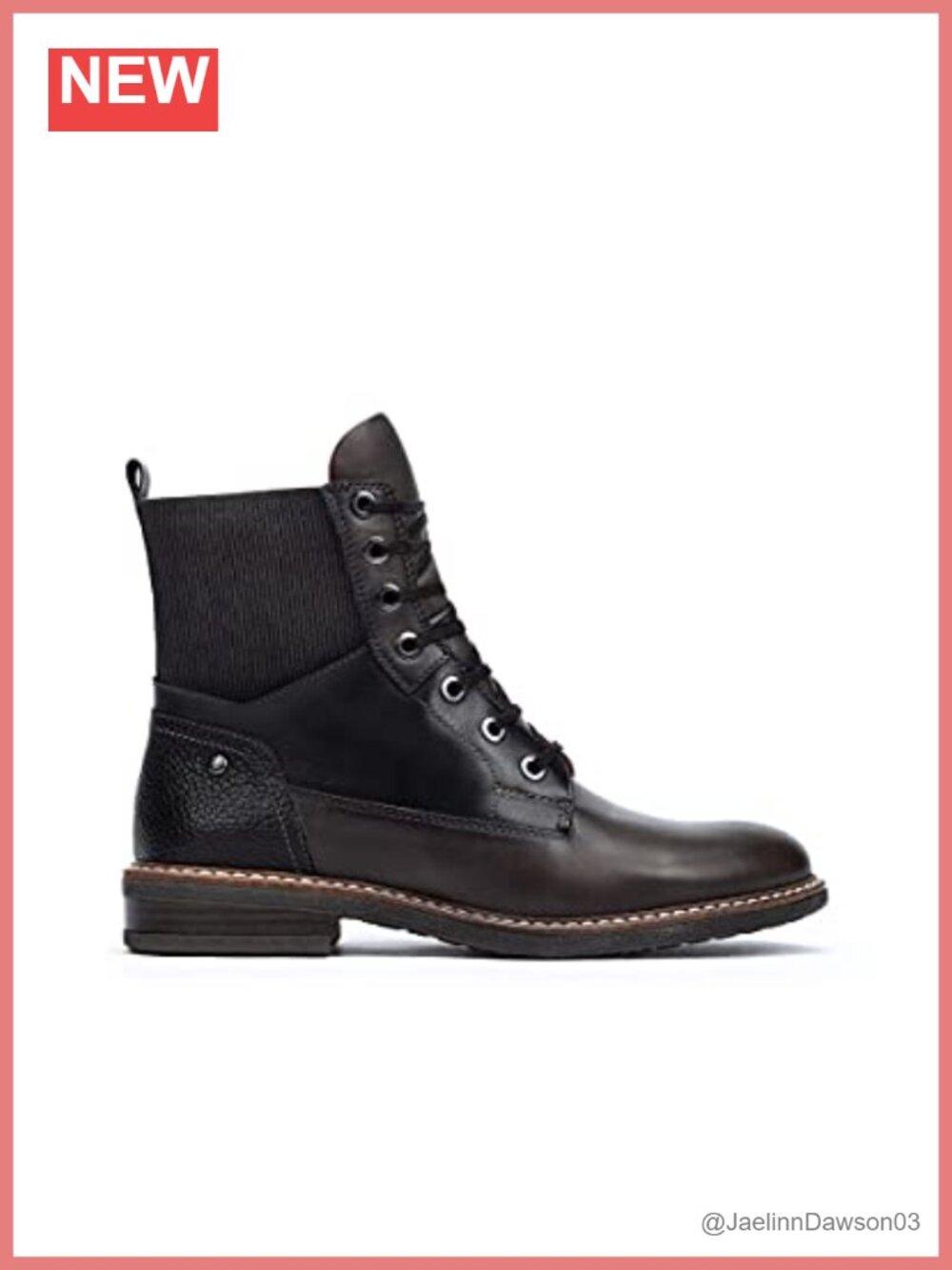 PIKOLINOS Leather Flat Ankle Boots Lace-Up Casual Daily Wear